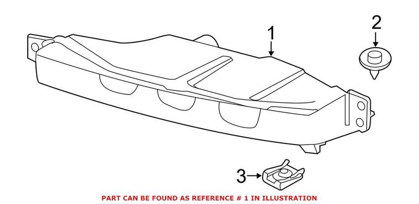 BMW Foglight Assembly - Driver Side (LED) 63177234927